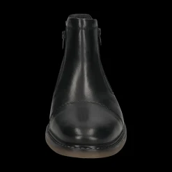 Leder Stiefel schwarz