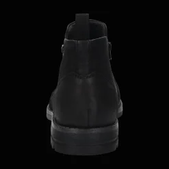 Leder Stiefel schwarz