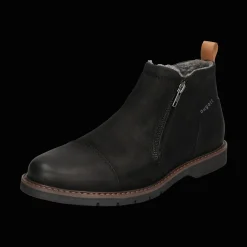 Leder Stiefel schwarz