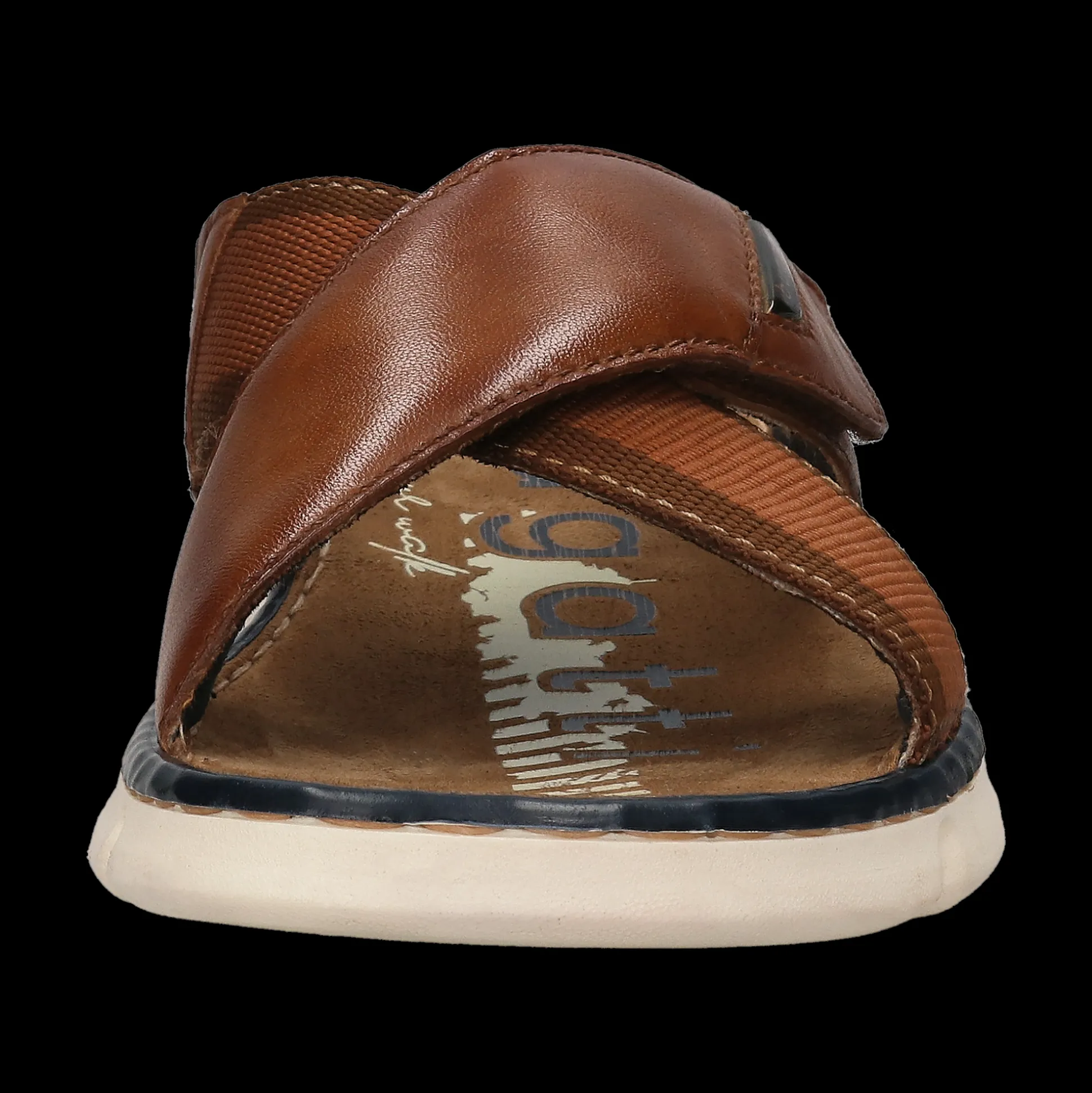 Pantoletten cognac