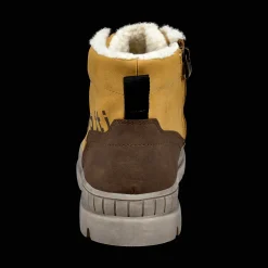 Schnürstiefel beige