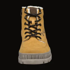 Schnürstiefel beige