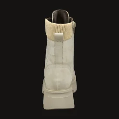 Schnürstiefel beige