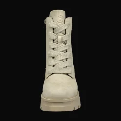 Schnürstiefel beige
