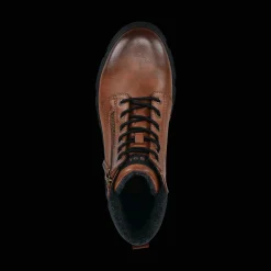 Schnürstiefel cognac