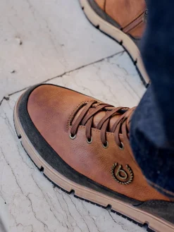 Schnürstiefel cognac