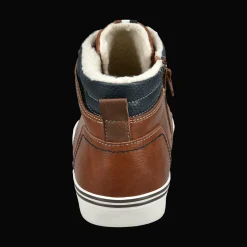 Schnürstiefel cognac