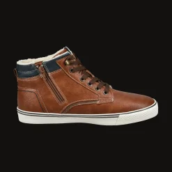 Schnürstiefel cognac