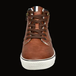 Schnürstiefel cognac