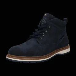 Schnürstiefel dunkelblau