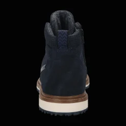 Schnürstiefel dunkelblau