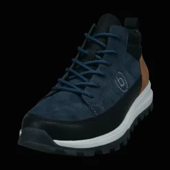 Schnürstiefel dunkelblau