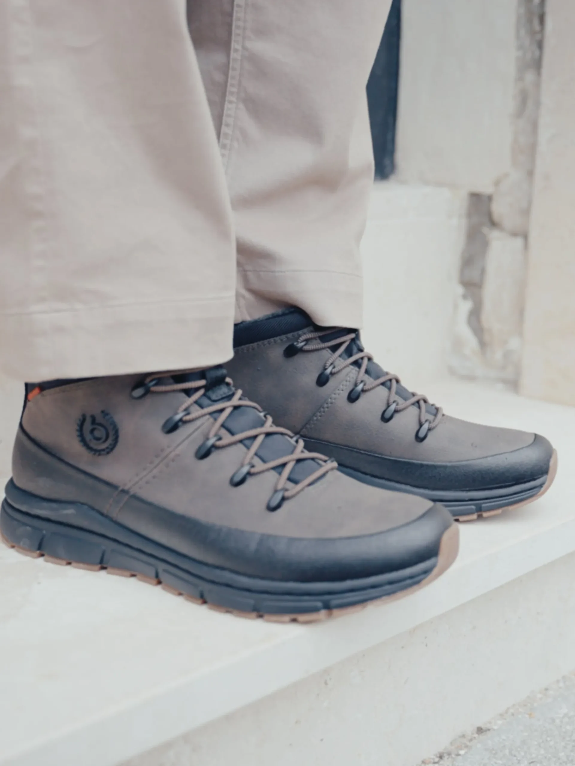 Schnürstiefel dunkelbraun