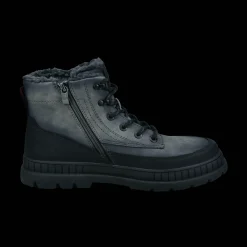 Schnürstiefel dunkelgrau