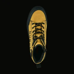 Schnürstiefel gelb