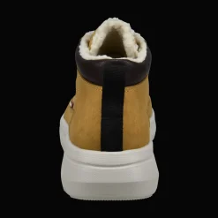 Schnürstiefel gelb