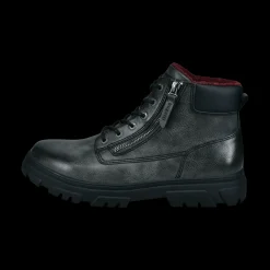 Schnürstiefel grau