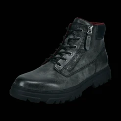 Schnürstiefel grau