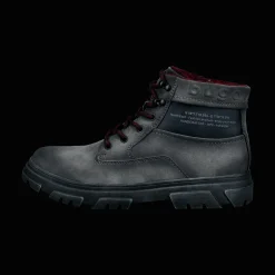 Schnürstiefel grau