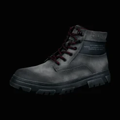 Schnürstiefel grau