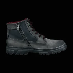 Schnürstiefel grau