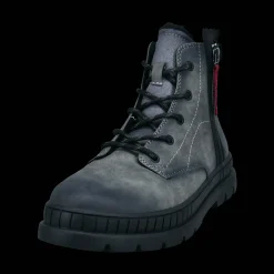 Schnürstiefel grau