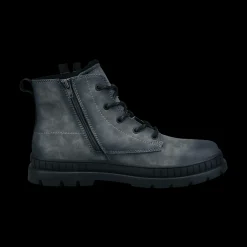 Schnürstiefel grau