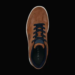 Sneaker cognac