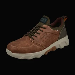 Sneaker cognac